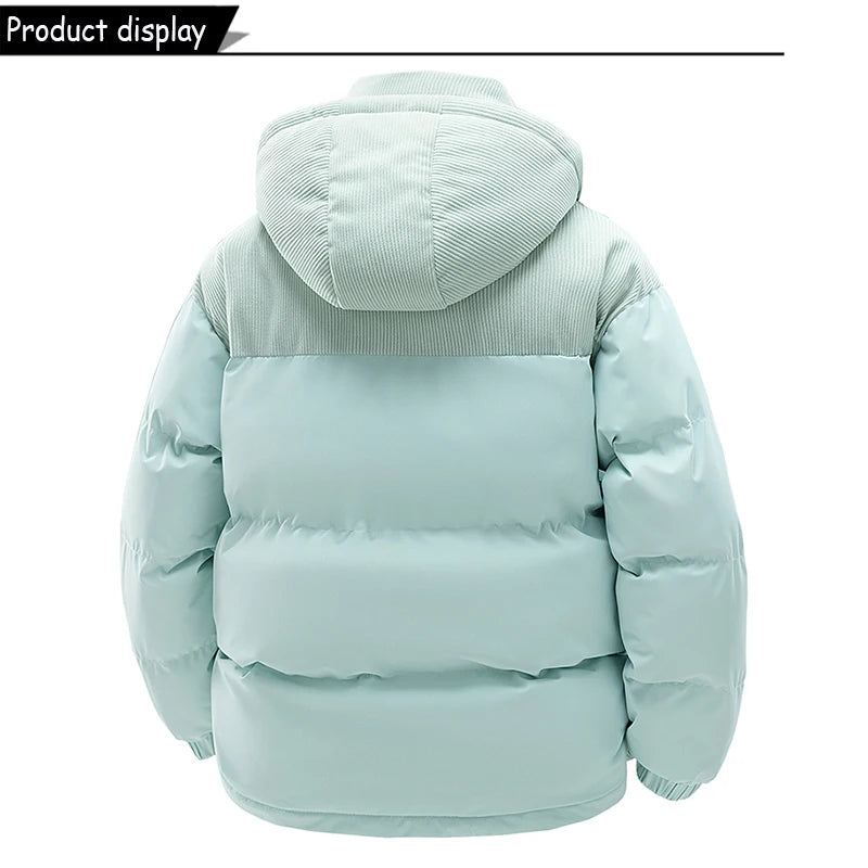 Autumn Winter Men Outdoor Removable Hooded Windbreak Jacket Coats Men Warm Outwear Casual Fashion Solid Parkas Jacket Male Tops