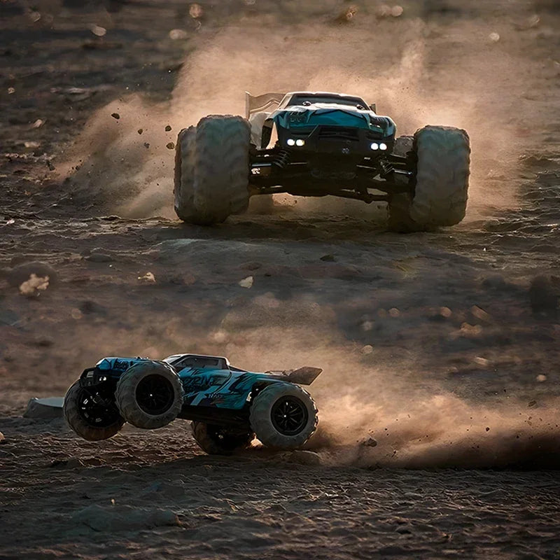 SCY 1:16 70KM/H OR 50KM/H 4WD RC Cars with LED Remote Control Cars High Speed Drift Monster Truck for Kids VS WLtoys 144001 Toys
