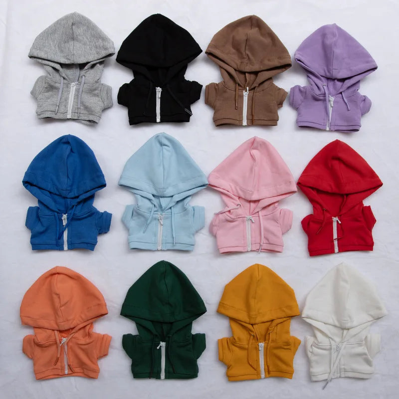 For 10cm Doll Clothes 15cm 20cm Dolls Clothes Outfit Hoodie Dolls Accessories Cultivate Hands-on Ability Children's Gift Toys