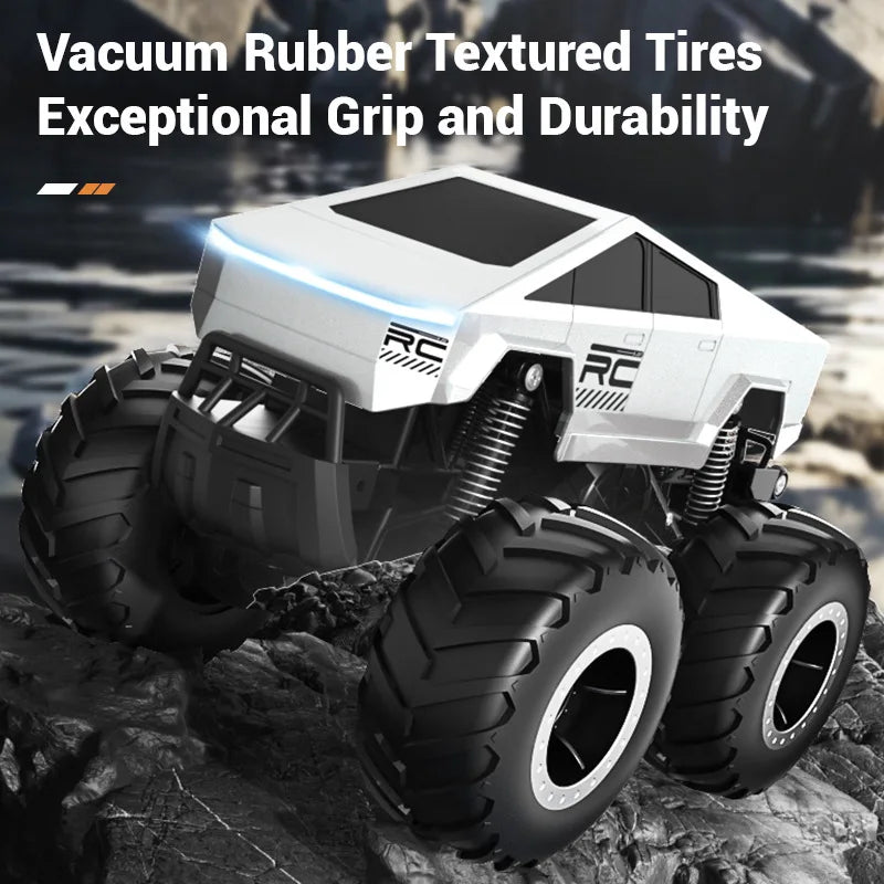 JJRC 1:18Q185 Amphibious RC Crawler 4WD Waterproof Off-Road Stunt Car 2.4GHz Kids Remote Control Toy All-Terrain Water Land Gift