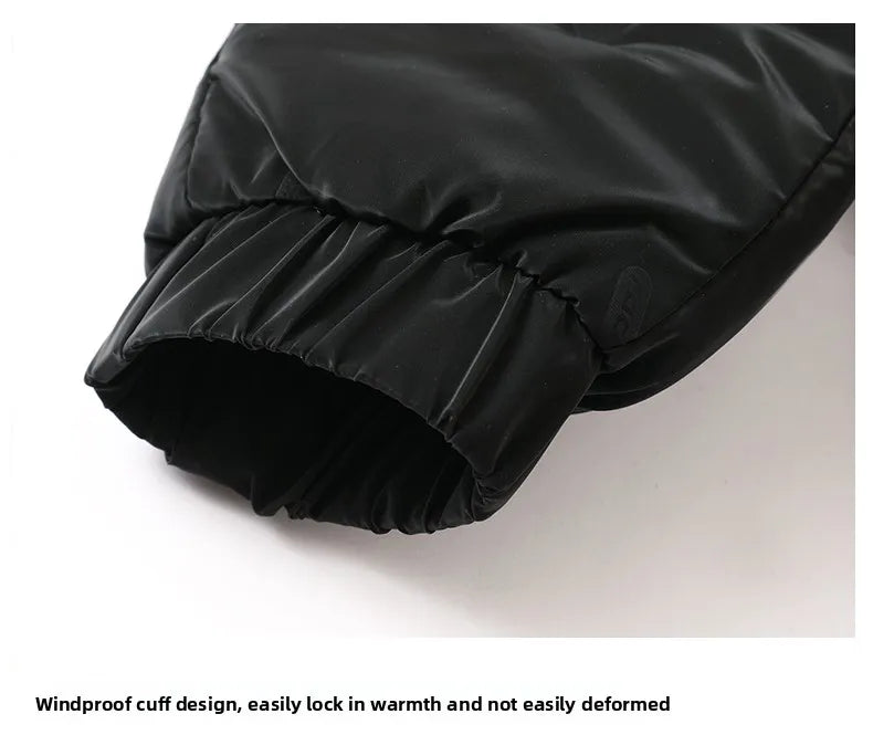 Top Grade Men's 2025 New Bubble Puffer Parka Jacket Windbreaker Coats Short Stand Collar Thickened Quilted Outerwear