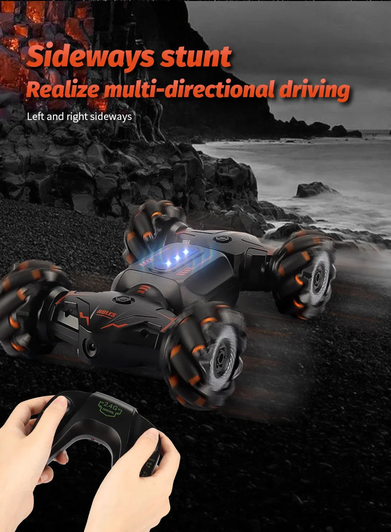 2.4G RC Toy Car Gesture Sensing Twisting Stunt Drift Climbing  Remote Controlled Cars Toys For Children Boys A Birthday Present