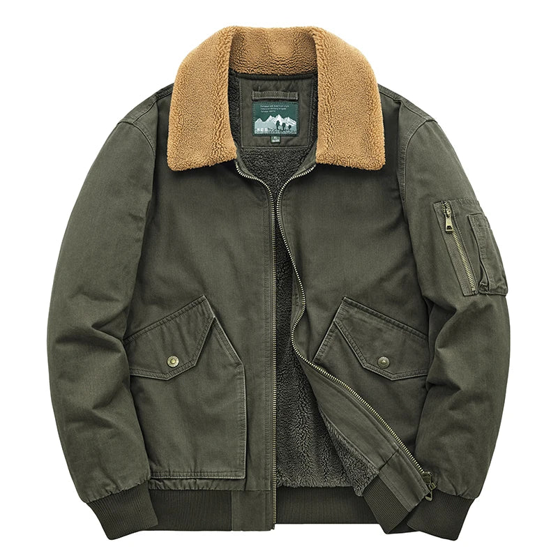 Men's Cotton Winter Clothes New Thick Casual Cotton-padded Men Clothing Lapel Warmth Thick Down Jacket Youth Thick Down Jackets