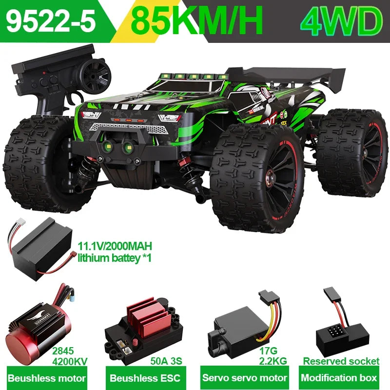 SCY9522PRO 85KM/H High Speed RC Car Brushless 4WD Off-Road Drift Remote Control Car 1:16 Professional Racing Cars SCY9522 50KM/H