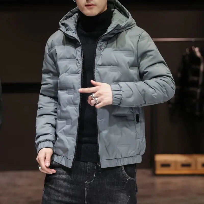 Baseball Jacket Man Warm Winter Quilted Padded Coat for Men Thick Luxury Padding Stylish Korean Reviews Many Casual Cheap Sale