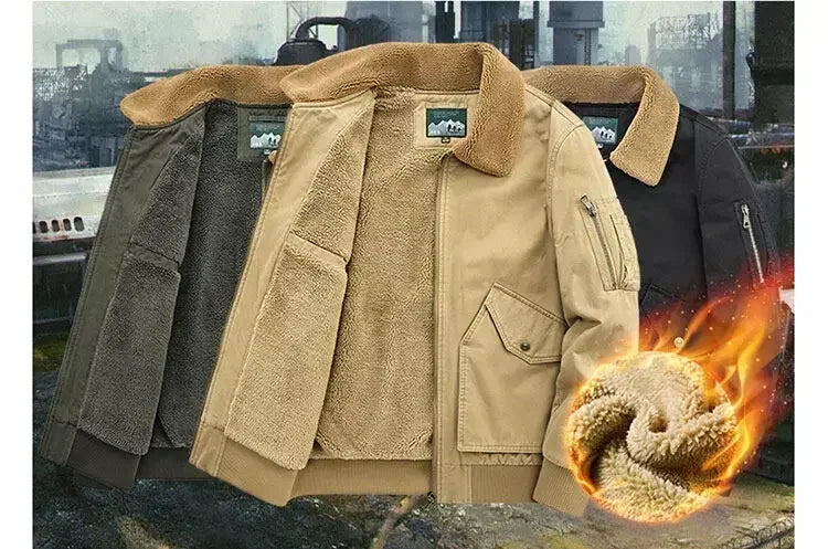 Men's Cotton Winter Clothes New Thick Casual Cotton-padded Men Clothing Lapel Warmth Thick Down Jacket Youth Thick Down Jackets