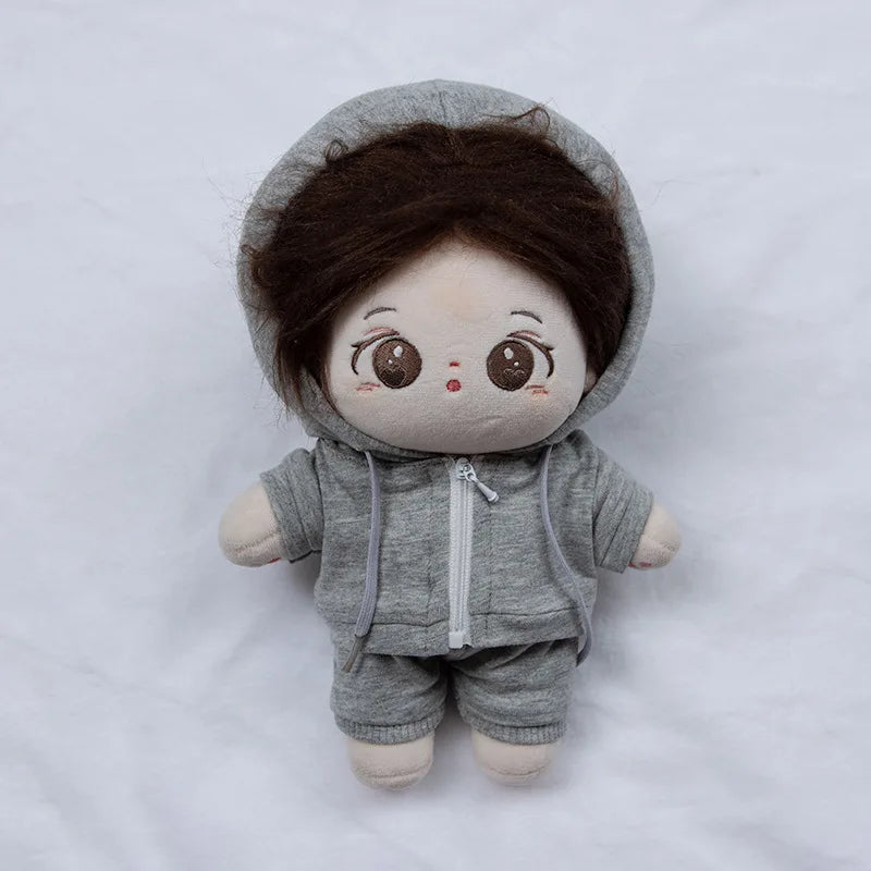 For 10cm Doll Clothes 15cm 20cm Dolls Clothes Outfit Hoodie Dolls Accessories Cultivate Hands-on Ability Children's Gift Toys