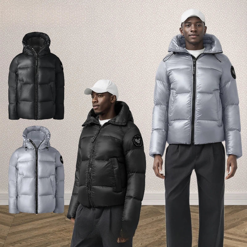 W2EJOURNEY EU US Size High Quality Vintage Autumn Winter Outdoor Streetwear Men and Women Warm Hooded Puffer  DownJacket