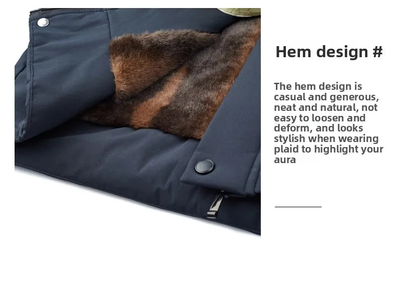 Top Grade Thick With Fur Hood Fashion Casual Designer Warm Parka Winter Coat Mens Newest Jacket Windbreaker Mens Clothes