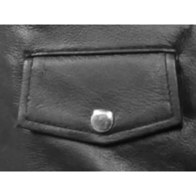 First Mfg Co - SuperStar - Men's Motorcycle Biker Riding Black Leather Jacket