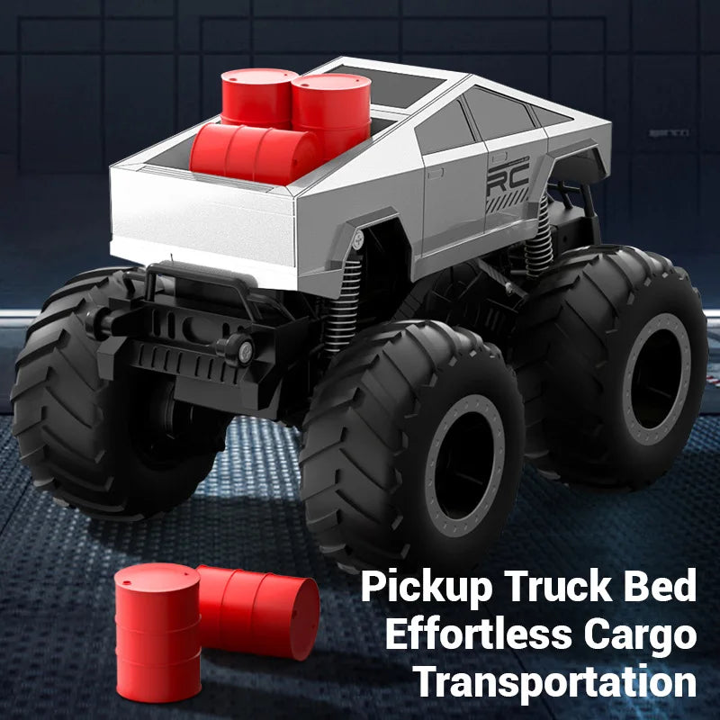 JJRC 1:18Q185 Amphibious RC Crawler 4WD Waterproof Off-Road Stunt Car 2.4GHz Kids Remote Control Toy All-Terrain Water Land Gift