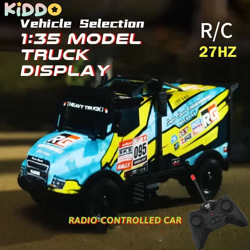 Remote Control Heavy Duty Race Trucks Rally Inspired Climbing Off-Road Vehicle With Lights Electric Models Kids Birthday Gifts