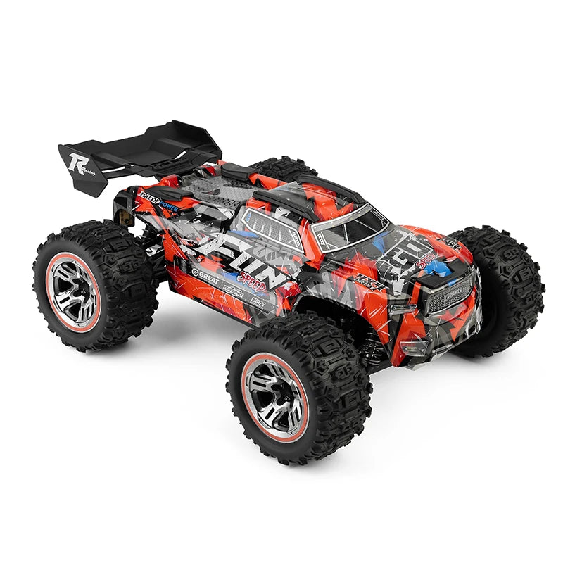 Wltoys 184008 1/18 Scale 2.4G RC Car Brushless Motor ESC 4WD Off-Road High Speed 60Km/H 3-in-1 Racing Toy for Boys