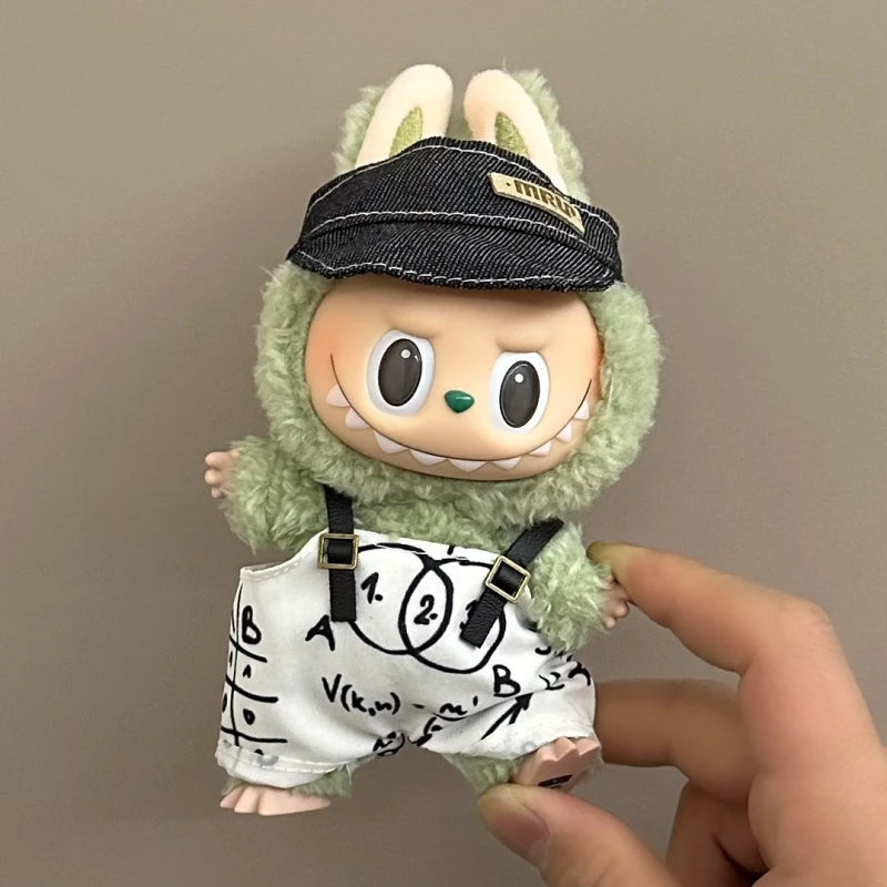 Labubu Doll Clothes Set for V1/V2 Ropa Labubu Dolls Strap Pants Set Cute Skirt Overalls Accessories Children's Toy Gifts