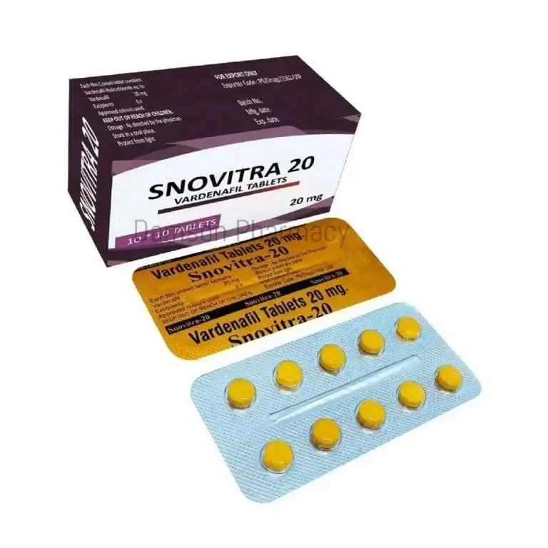 Snovitra – 10 Tablets with Vardenafil 20/40 mg