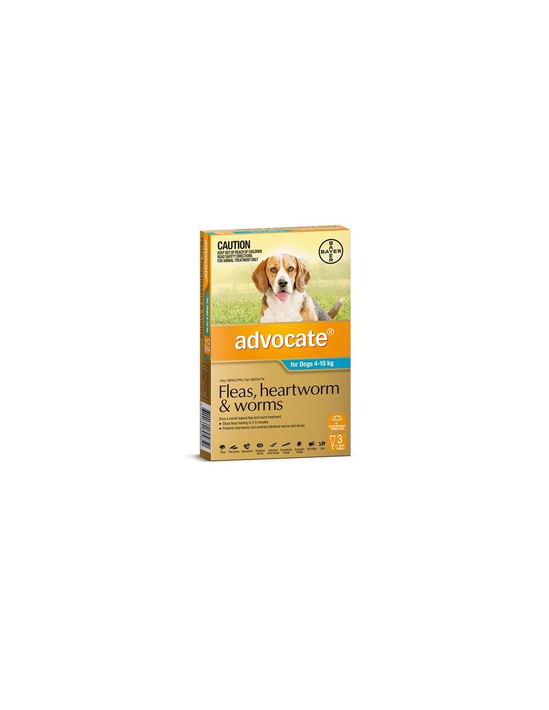 Advocate Dog 10-25 kg: Effective Flea & Worm Treatment - MAYONAL STORE