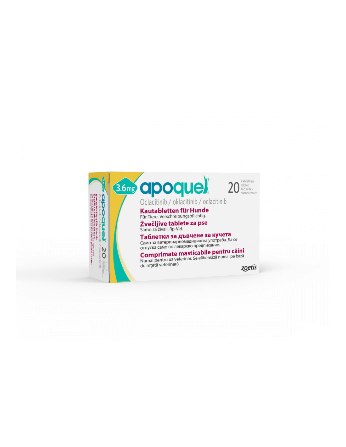 Apoquel 3.6 / 5.4 mg - 20 Tablets for Dog Allergy Relief - MAYONAL STORE