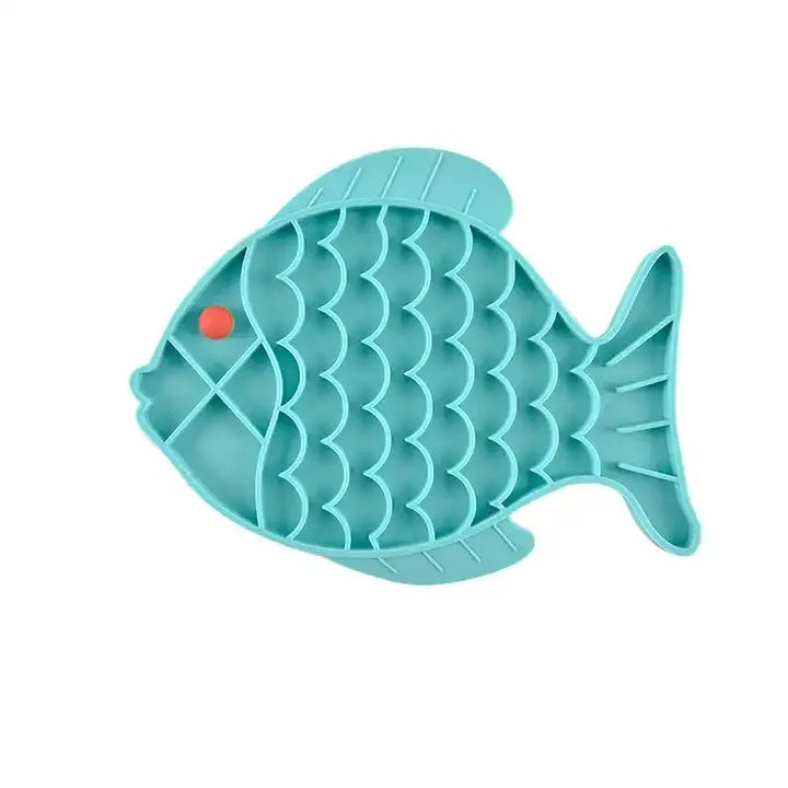Silicone Lick Mat For Pet Dogs Slow Food Plate Rice Bowl For Small Medium Dog Anti Gulping Choking Feeder Puppy Treat Dispenser - MAYONAL STORE
