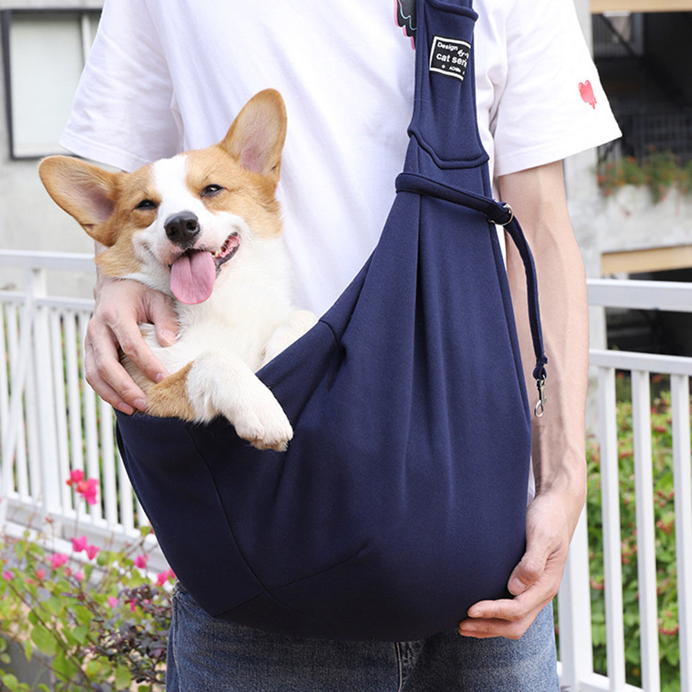 Pet Puppy Carrier Bag Cats Outdoor Travel Dog Subway Bus Shoulder Crossbody Bag Cotton Comfort Single Sling Handbag Tote Pouch Pet Carrier For Travel - Comfortable Single Shoulder Dog And Cat Bag - MAYONAL STORE