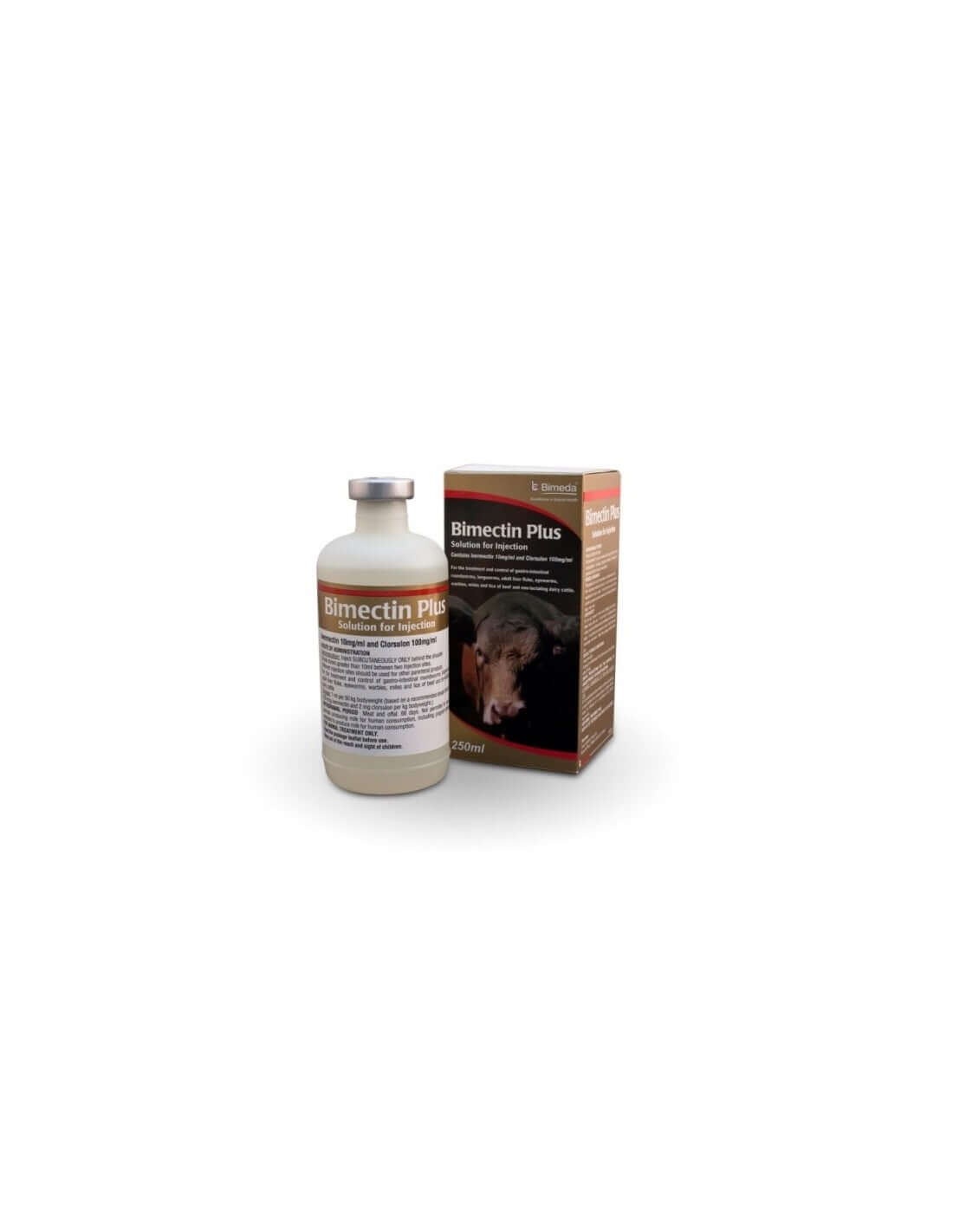 BIMECTIN PLUS 250/500 ML - Injectable Antiparasitic Solution - MAYONAL STORE