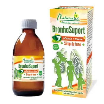 BronhoSuport - 100ml Herbal Syrup with 7 Plants & Honey by Naturalis - MAYONAL STORE