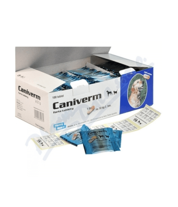 Caniverm Tablets 0.7g - 100 Tablets - MAYONAL STORE