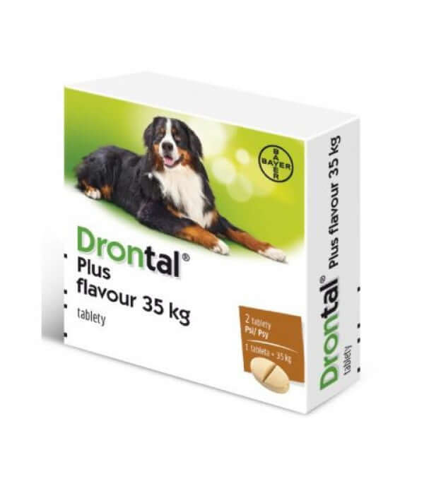 Drontal Plus 35kg - Anthelmintic Tablets for Dogs - MAYONAL STORE