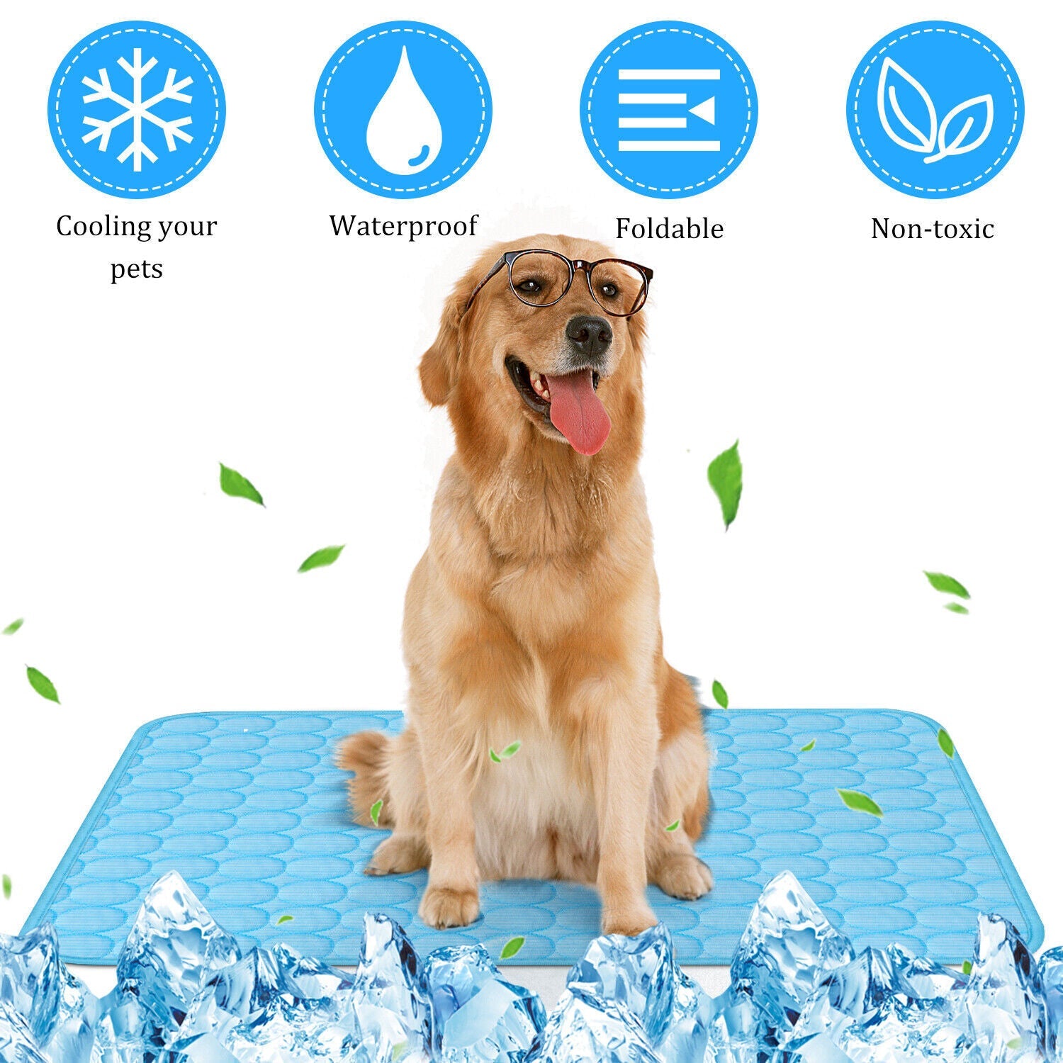 Pet Cooling Mat Cool Pad Cushion Dog Cat Puppy Blanket For Summer Sleeping Bed Dog Cooling Bed Pet Cooling Mat - MAYONAL STORE