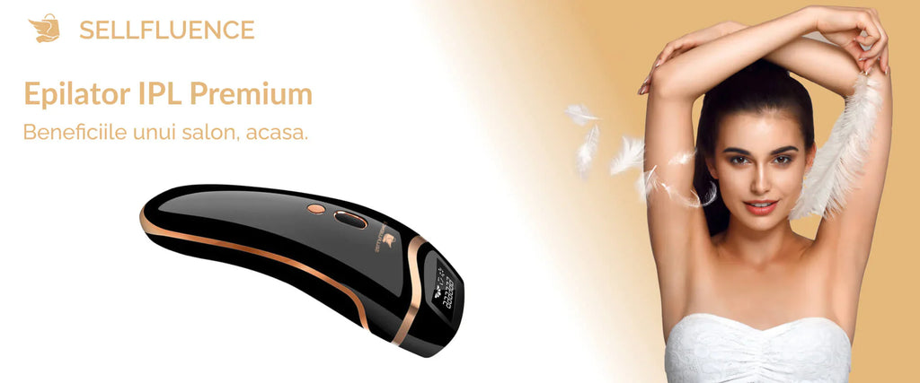 Sellfluence IPL Epilator – Premium Class, Permanent Hair Removal, Unisex - MAYONAL STORE