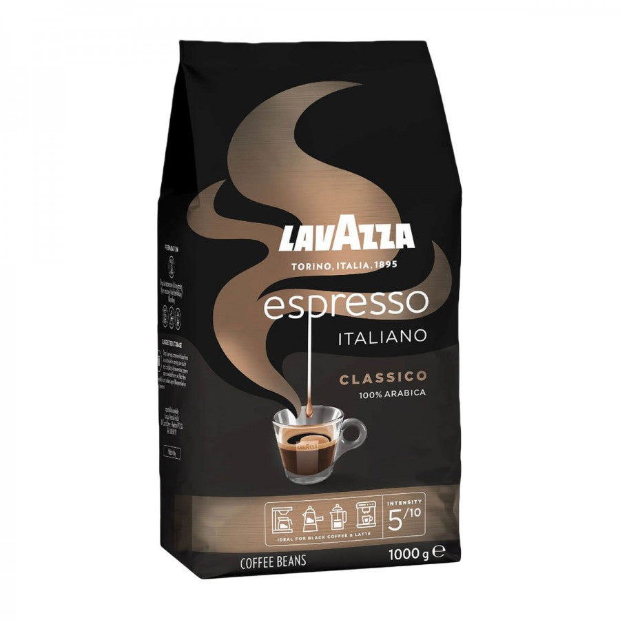 Lavazza Italiano Classico Beans – 1kg, Intensity 5/10