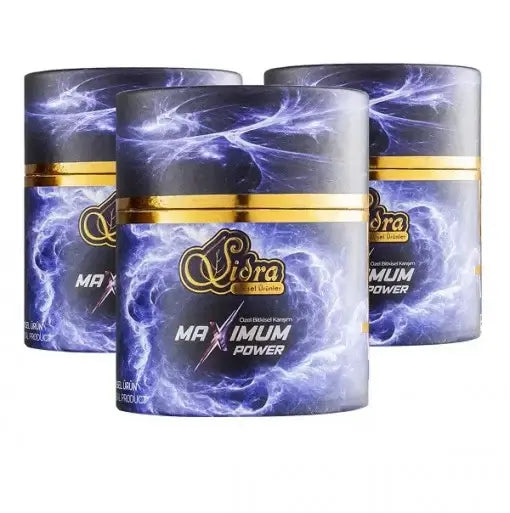 Magiun Sidra – Herbal Honey Blend for Vitality & Wellness jars showcasing Maximum Power Plus herbal blend.