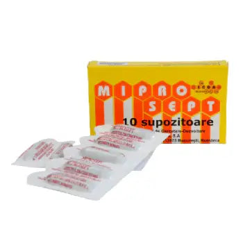 Miprosept Suppositories - 10 Pieces from Apicultural Institute - MAYONAL STORE