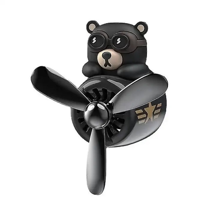 PROMO AROMATHERAPY DIFFUSER FOR CAR, PILOT BEAR, AIR FRESHENER + BONUS 2 AROMAS WITH NATURAL EXTRACTS - MAYONAL STORE