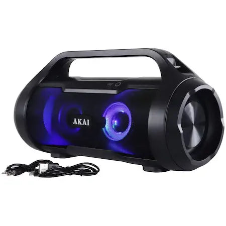 Akai ABTS-50 Portable Bluetooth Speaker – 18W, Waterproof, FM Radio - MAYONAL STORE