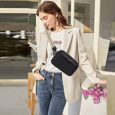 Lady's Bag – Natural Leather, Black - MAYONAL STORE