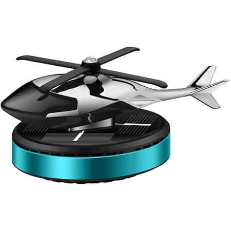 Car Air Freshener Diffuser – Solar Charge, Helicopter Model - MAYONAL STORE