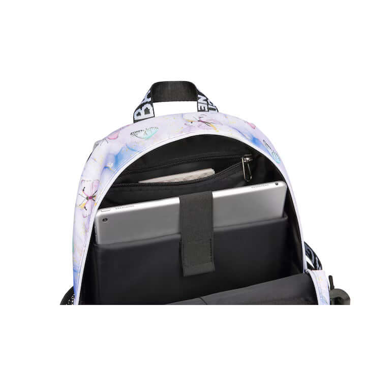 School Children's Backpack – 38x27x13 cm, Butterflies Print - MAYONAL STORE