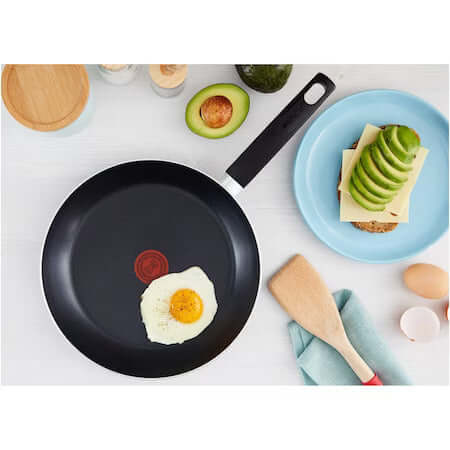 TEFAL SIMPLICITY B5820602 FRYING PAN NON STICK COATING, BLACK, MADE IN FRANCE - MAYONAL STORE