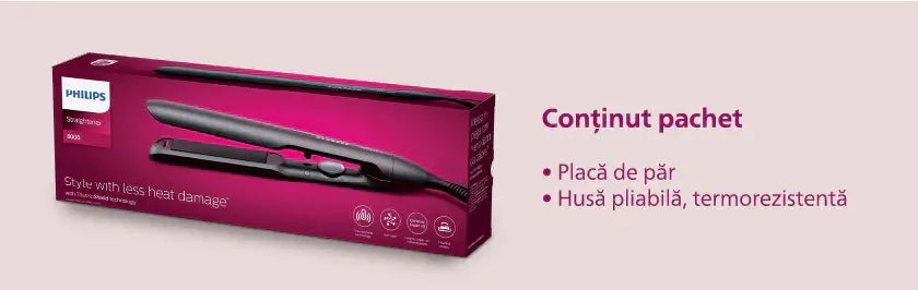 Philips Prestige BHS510/00 Hair Straightener | ThermoShield Technology - MAYONAL STORE