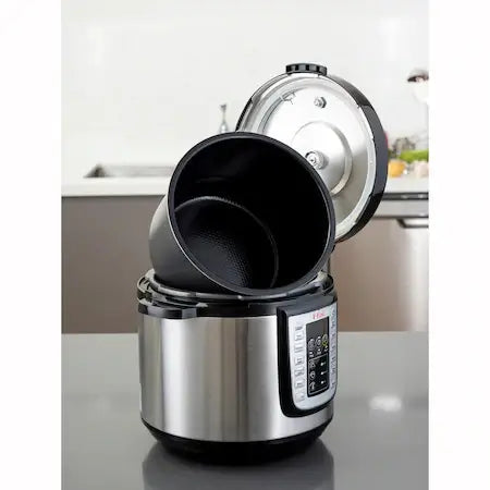 Tefal CY505E30 Electric Pressure Multicooker – 1200W, 5.8L, Black - MAYONAL STORE