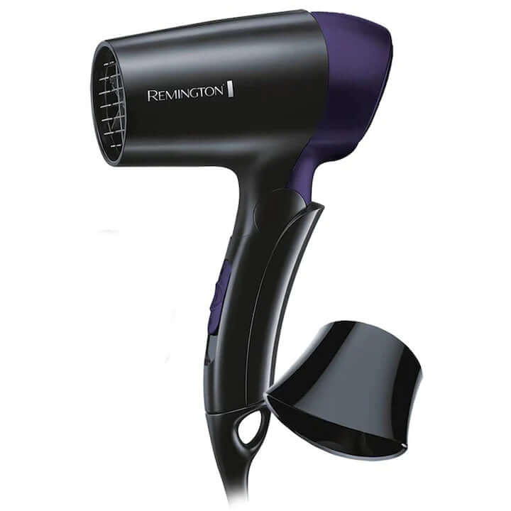 Travel Hair dryer Remington D2400, 1400 W, Black-Blue - MAYONAL STORE