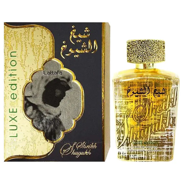 Lattafa Eau de Parfum Sheikh Al Shuyukh Luxe Edition – 100ml - MAYONAL STORE