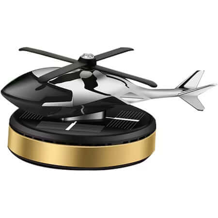 Car Air Freshener Diffuser – Solar Charge, Helicopter Model - MAYONAL STORE