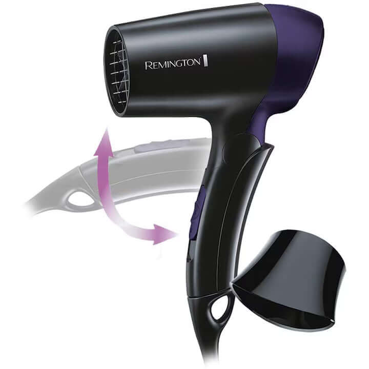 Travel Hair dryer Remington D2400, 1400 W, Black-Blue - MAYONAL STORE
