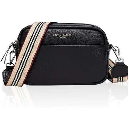 Lady's Bag – Natural Leather, Black - MAYONAL STORE