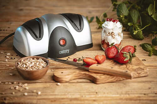 ELECTRIC KNIFE SHARPENER CAMRY CR 4469, 2 STEPS, 40 WATTS - MAYONAL STORE