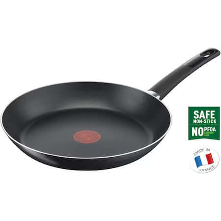 TEFAL SIMPLICITY B5820602 FRYING PAN NON STICK COATING, BLACK, MADE IN FRANCE - MAYONAL STORE