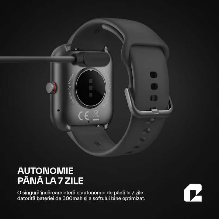 Qualtec by Koppel® Smartwatch – Fitness, Sports, Waterproof, Bluetooth 5.3, 1.91” - MAYONAL STORE