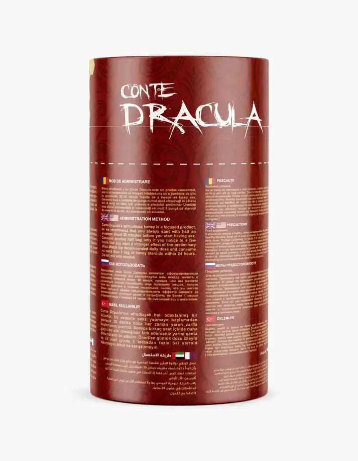 Conte Dracula Aphrodisiac Honey, vitality and potency, unisex supplement, natural energy boost, libido enhancer, sexual wellness, aphrodisiac honey, stamina support, vitality boost