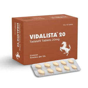 VIDALISTA 20 mg, potency support, long-lasting erections, erectile dysfunction, male vitality, sexual performance, stamina boost, erection support, male health, Tadalafil